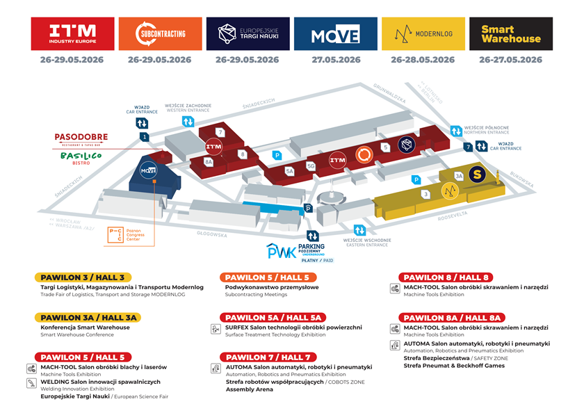 ITM 2026 mapa targów